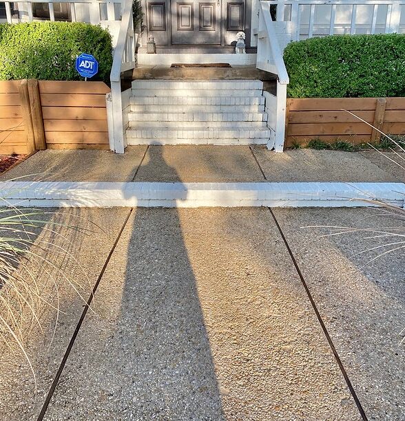 Entry Steps Pressure Washing AFTER
