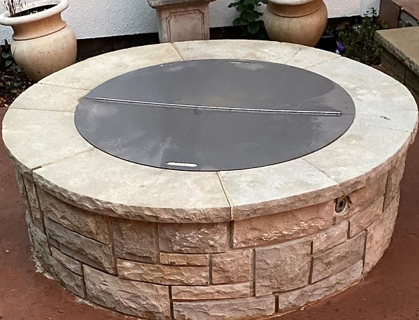 Outdoor Fire Pit Pressure Wash - AFTER