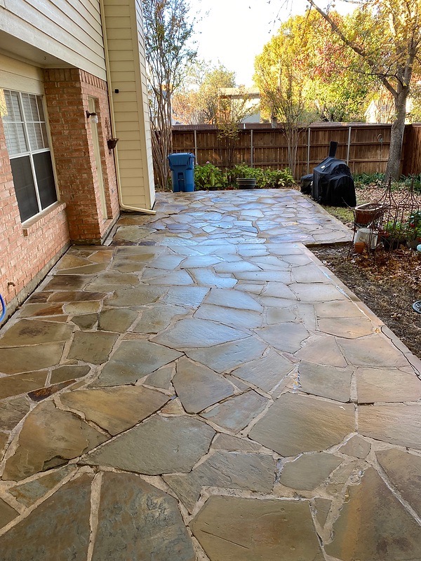 Patio Pressure Wash - AFTER